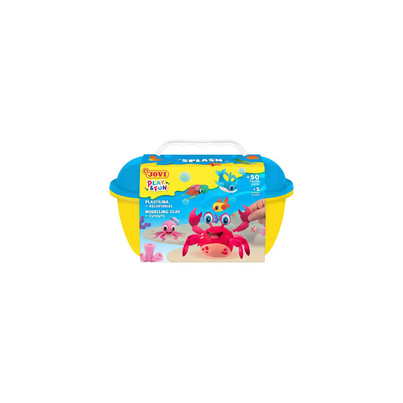 JUEGO JOVI PLAY&FUN PLASTILINA COFRE SPLASH