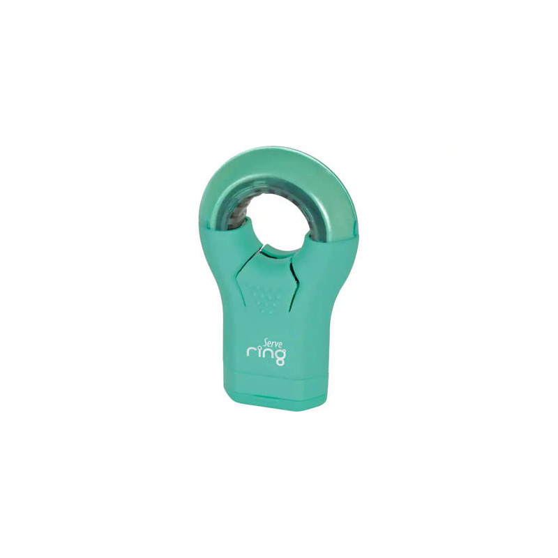 SACAPUNTAS SERVE RING CON GOMA DE BORRAR 1 USO EXPOSITOR DE 8 UNIDADES COLORES SURTIDOS