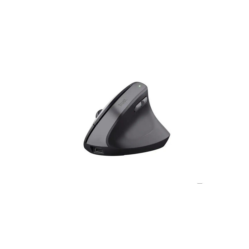 RATON TRUST BAYO II ERGO INALAMBRICO 2400 DPI 6 BOTONES COLOR NEGRO