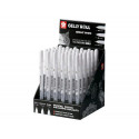 ROTULADOR SAKURA GEL GELLY ROLL GEL COLOR BLANCO EXPOSITOR DE 36 UNIDADES SURTIDAS 05 MM 08 MM Y 10 
