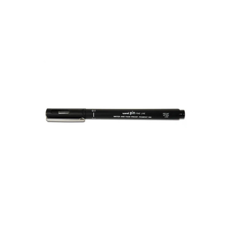 ROTULADOR UNIBALL PIN CALIBRADO MICROMETRICO 0,1 MM COLOR NEGRO