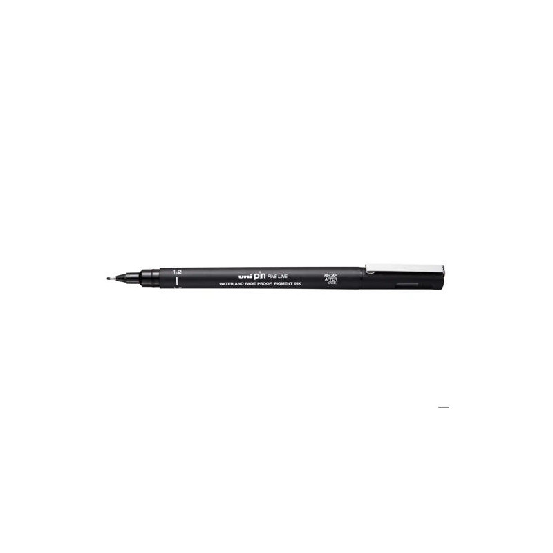 ROTULADOR UNIBALL PIN CALIBRADO MICROMETRICO 1,2 MM COLOR NEGRO