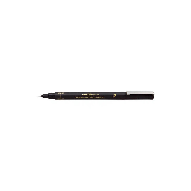 ROTULADOR UNIBALL PIN 500EF PUNTA PINCEL FLEXIBLE COLOR NEGRO