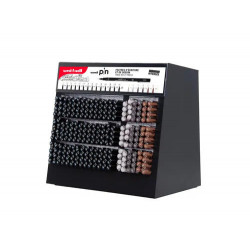 ROTULADOR UNIBALL PIN CALIBRADO MICROMETRICO COLOR NEGRO EXPOSITOR DE 240 UNIDADES
