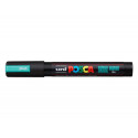ROTULADOR UNI POSCA PC-5M MARCADOR DE PINTURA PUNTA CONICA 1,8-2,5 MM VERDE METALICO