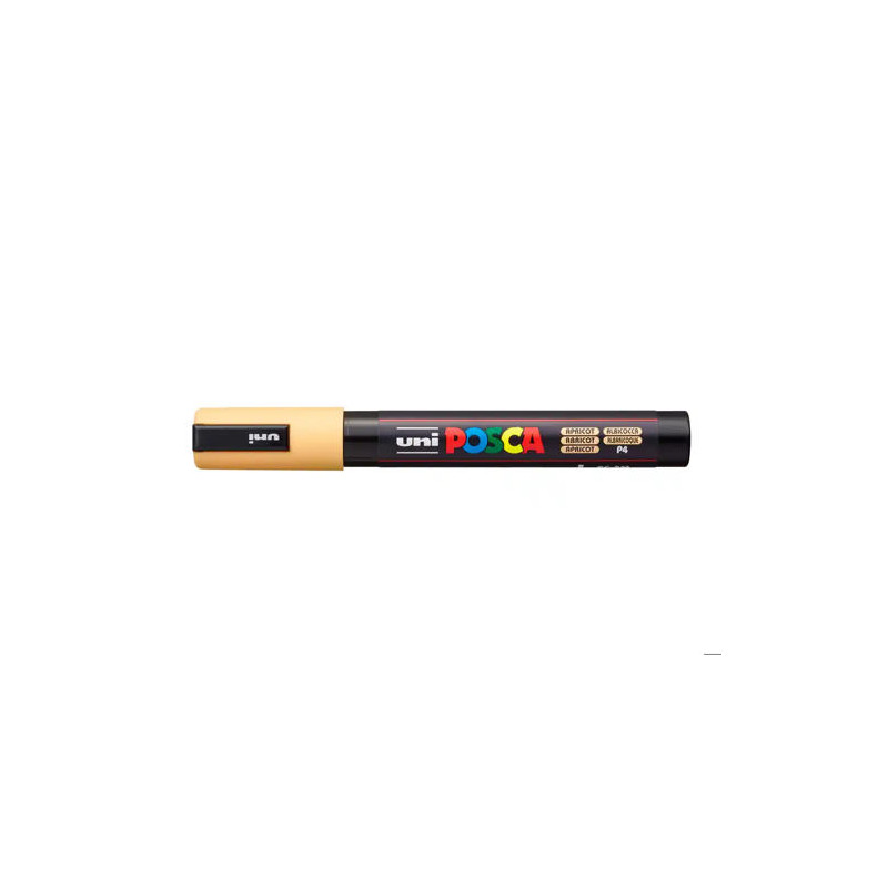 ROTULADOR UNI POSCA PC-5M MARCADOR DE PINTURA PUNTA CONICA 1,8-2,5 MM ALBARICOQUE