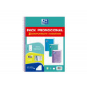 CUADERNO ESPIRAL OXFORD EBOOK 1 TOUCH TAPA EXTRADURA DIN A4+ 80H CUADRO 5 MM PACK DE 3 UNIDADES COLO