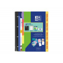 CARPETA CON RECAMBIO OXFORD EBINDER SCHOOL DIN A4+ 4 ANILLAS 35 MM RECAMBIO 80 H CUADRO 5 MM + JUEGO
