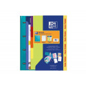 CARPETA CON RECAMBIO OXFORD EBINDER L&G VIVOS DIN A4+ 4 ANILLAS 35 MM RECAMBIO 80 H CUADRO 5 MM + JU