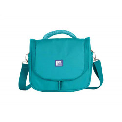 BOLSA ISOTERMICA OXFORD B-FOODIE RPET COLOR VERDE AQUA 220X250X160 MM