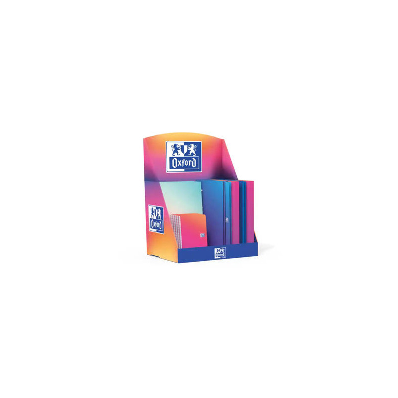 EXPOSITOR SOBREMESA OXFORD RTS GRADIENT EBOOK A4 / EBOOK A5 /EBINDER A4 14 UNIDADES SURTIDAS