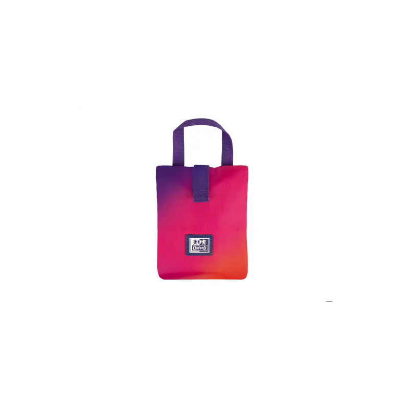 BOLSO SANDWICH OXFORD BAG SUNSET GRADIENT CON ASA Y CIERRE VELCRO 110X200 MM