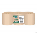 PAPEL SECAMANOS AMOOS NATURALLY SOFT 2 CAPAS PASTA CRUDA PAQUETE DE 6 ROLLOS 125 M