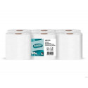 PAPEL SECAMANOS AMOOS EFFICIENCY PROFESSIONAL 2 CAPAS COLOR BLANCO PAQUETE DE 6 ROLLOS