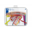 LAPICES DE COLORES STAEDTLER CAJA METALICA DE 72 UNIDADES COLORES SURTIDOS