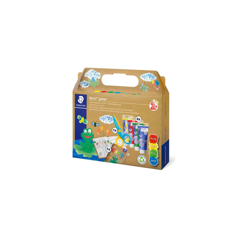 SET DE DIBUJO STAEDTLER NORIS JUNIOR MIXTO PINTURA DEDOS ACTIVIDADES INFANTILES 6 PIEZAS