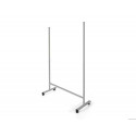 SOPORTE ROCADA MOVIL UNIVERSAL PARA PIZARRAS DE PARED DE 120 A 200 CM CON RUEDAS Y FRENO
