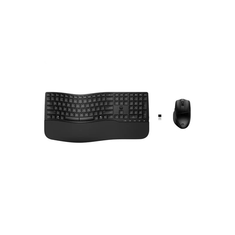 SET TECLADO + RATON HP COMBO 685 MODO DUAL COMFORT INALAMBRICO COLOR NEGRO