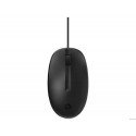 RATON HP 125 OPTICO CON CABLE 3 BOTONES 1200 DPI COLOR NEGRO