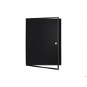VITRINA DE ANUNCIOS BI-OFFICE NEW GEN MAGNETICA ACERO LACADO 6XA4 PARA INTERIOR COLOR NEGRO 696X636X