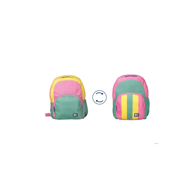 MOCHILA OXFORD REVERSIBLE BUBBLEGUM 130X300X385 MM