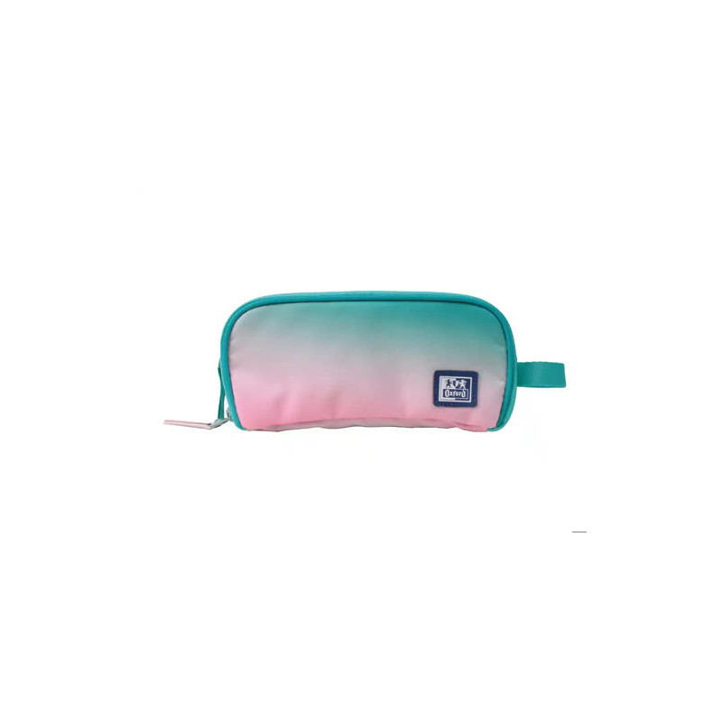 ESTUCHE PORTATODO OXFORD KANGOO GRADIENT OCEAN TRES CREMALLERAS 80X100X220 MM