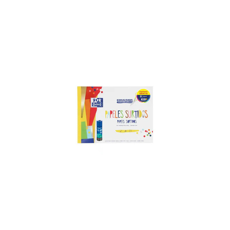 BLOC TRABAJOS MANUALES OXFORD CON PEGAMENTO PELIFIX