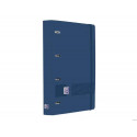 CARPETA 4 ANILLAS OXFORD EUROPEANBINDER LIVE&GO TAPA POLIFOAM DIN A4 + RECAMBIO 120 HOJAS CUADRO 5 M