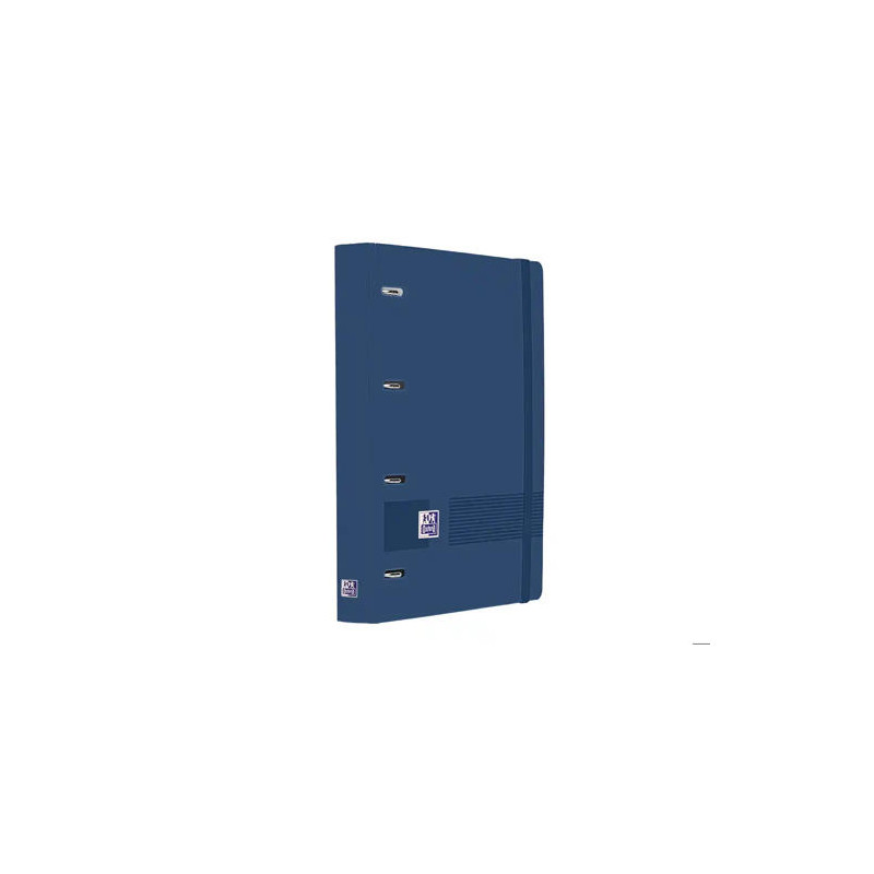 CARPETA 4 ANILLAS OXFORD EUROPEANBINDER LIVE&GO TAPA POLIFOAM DIN A4 + RECAMBIO 120 HOJAS CUADRO 5 M