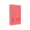 CARPETA 4 ANILLAS OXFORD EUROPEANBINDER LIVE&GO TAPA POLIFOAM DIN A4 + RECAMBIO 120 HOJAS CUADRO 5 M