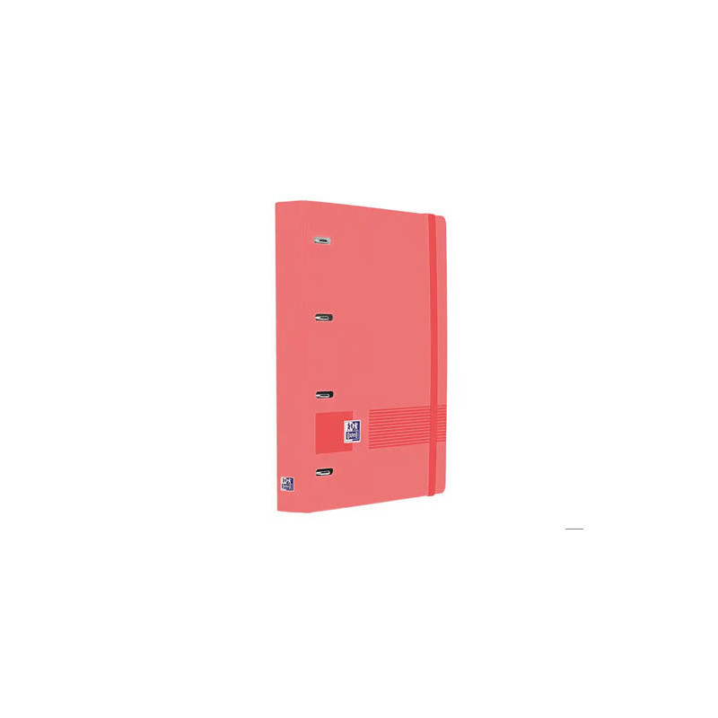CARPETA 4 ANILLAS OXFORD EUROPEANBINDER LIVE&GO TAPA POLIFOAM DIN A4 + RECAMBIO 120 HOJAS CUADRO 5 M