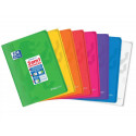 LIBRETA ESCOLAR OXFORD EASYBOOK TAPA PLASTICO DIN A4 48 HOJAS CUADRO 5 MM COLORES SURTIDOS