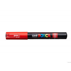 ROTULADOR UNI POSCA 0,7 MM PC-1M ROJO