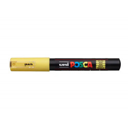 ROTULADOR UNI POSCA 0,7 MM PC-1M AMARILLO