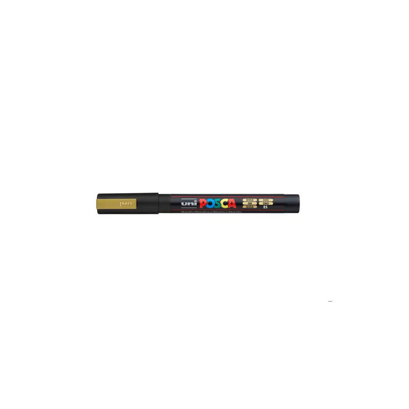 ROTULADOR UNI POSCA 0,9 - 1,3 MM PC-3M ORO