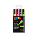 ROTULADOR UNI POSCA PC-5M/4C ESTUCHE DE 4 UNIDADES COLORES BRILLANTES SURTIDOS