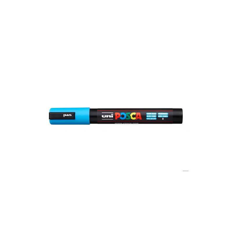 ROTULADOR UNI POSCA PC-5M AZUL CLARO
