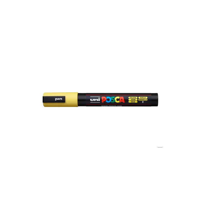 ROTULADOR UNI POSCA PC-5M AMARILLO