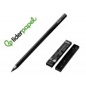 LAPIZ DE GRAFITO INFINITO LIDERPAPEL ALUMINIO HEXAGONAL NEGRO ULTRA RESISTENTE 1 PUNTA DE RECAMBIO