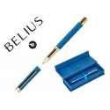 ROLLER BELIUS WILD WEST ALUMINIO COLOR AZUL MARINO DORADO TINTA COLOR NEGRO CAJA DE DISEÑO