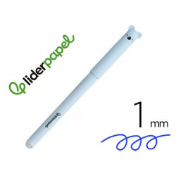 BOLIGRAFO FANTASIA LIDERPAPEL ANIMAL TOWN KOALA TINTA AZUL BORRABLE PUNTA 1 MM