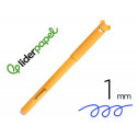 BOLIGRAFO FANTASIA LIDERPAPEL ANIMAL TOWN ARDILLA TINTA AZUL BORRABLE PUNTA 1 MM