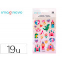 PEGATINAS IMAGINOVO PRINCESAS MAGIC DREAMS PVC 190X105 MM EN BLISTER