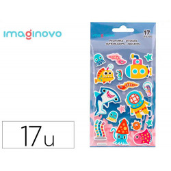 PEGATINAS IMAGINOVO LUMINOSAS SUBMARINO LUMINOSAS 190X105 MM EN BLISTER