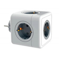 REGLETA Q-CONNECT DE CUBO ENCHUFE MULTIPLE POWER CUBE 5 EN 1 CABLE DE 1,4 MT 5 TOMAS DE CORRIENTE 75