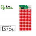 GOMETS LIDERPAPEL FIGURAS SURTIDAS BOLSA DE 12 HOJAS FIGURAS GEOMETRICAS PEQUEÑAS COLORES SURTIDOS