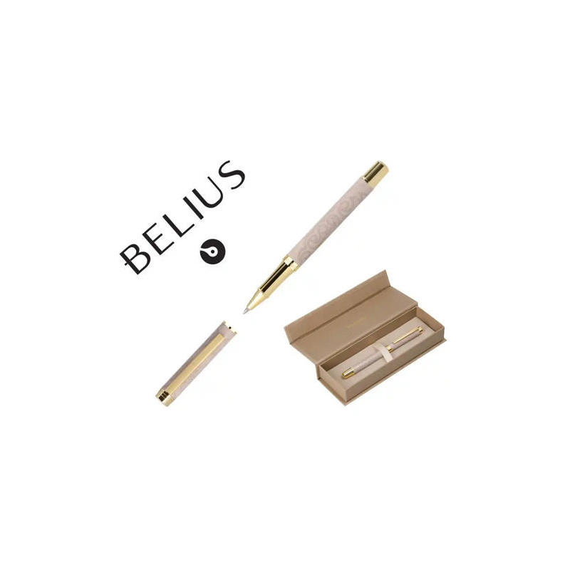 ROLLER BELIUS WILD WEST ALUMINIO COLOR BEIGE TINTA COLOR NEGRO CAJA DE DISEÑO