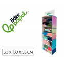ESTUCHE PORTATODO LIDERPAPEL EXPOSITOR DE SUELO CARTON CON 170 UNIDADES SURTIDAS 30X150X55 CM