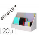CUADERNO CON GOMILLA ANTARTIK NOTE TAPA DURA Y BLANDA BICOLOR A5/A6/A7 EXPOSITOR DE 20 UNIDADES SURT