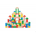 JUEGO INFANTIL IMAGINOVO MADERA CONSTRUCCION DE BLOQUES +12 MESES 100 PIEZAS 29X29X3,5CM